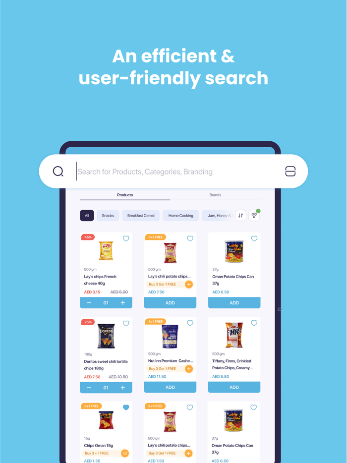 Drops Food and Grocery Shopping