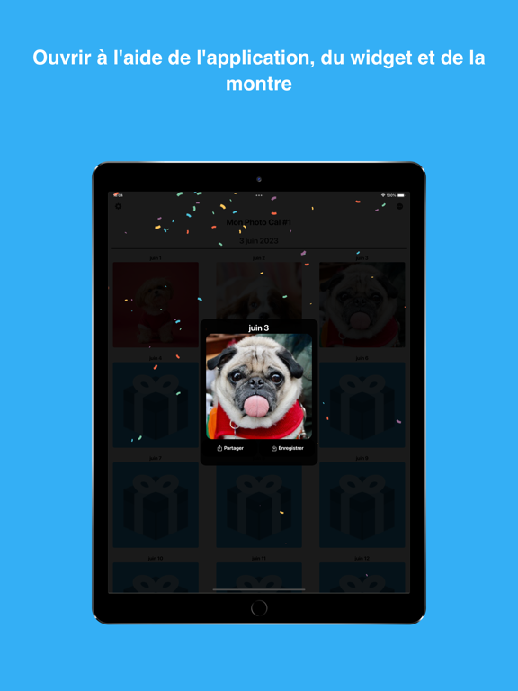 Screenshot #5 pour Cal Photos: Calendrier widgets