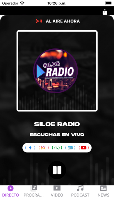 Siloé Radio Screenshot