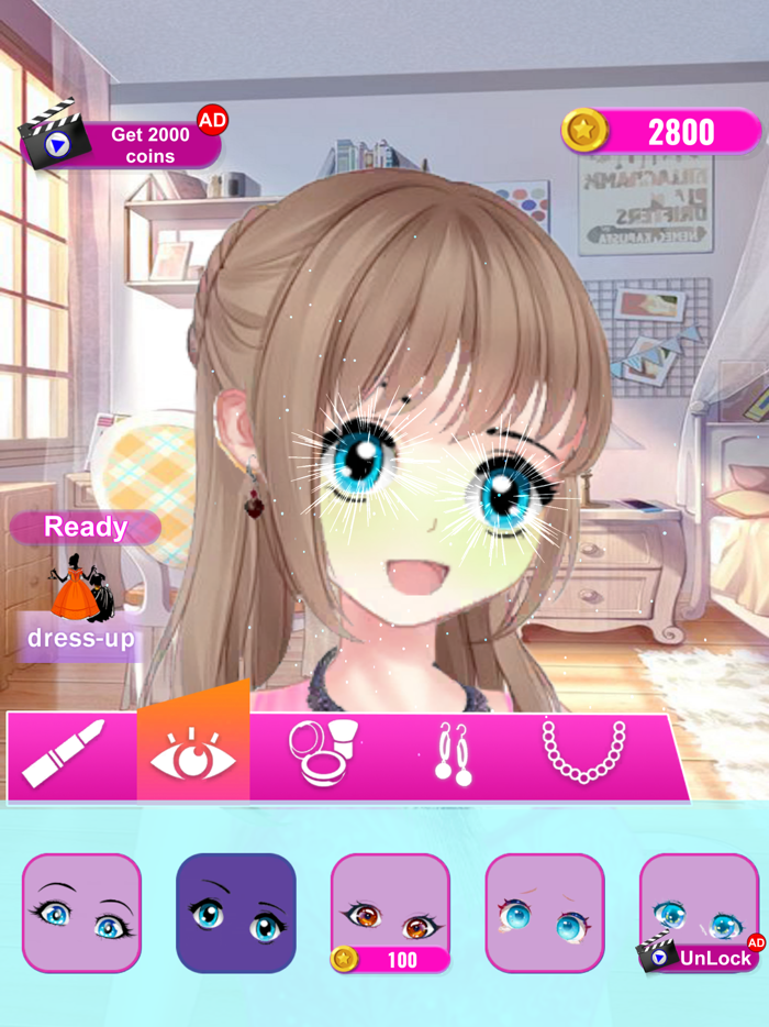 Anime Fashion Princess Makeup