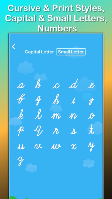 ABC Alphabet Writing Worksheet Screenshot