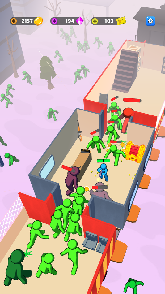 #2. Train Defense: Zombie Game (iOS) 由: AI Games FZ