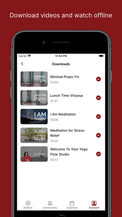 Your Yoga Flow Studio Screenshot