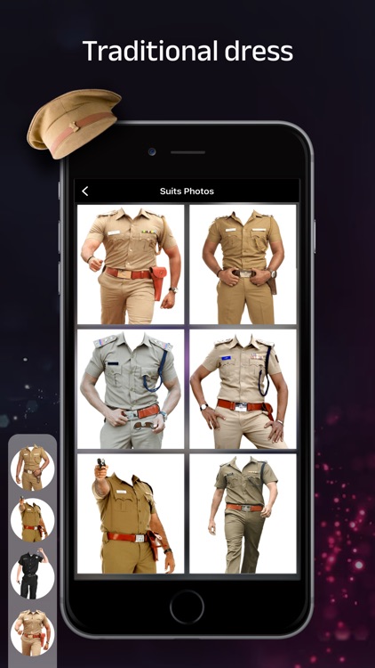 Man Police Photo Suit