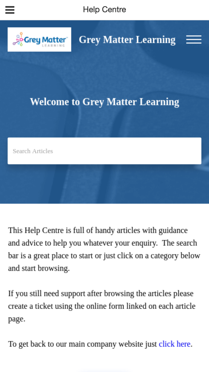 Grey Matter Learning