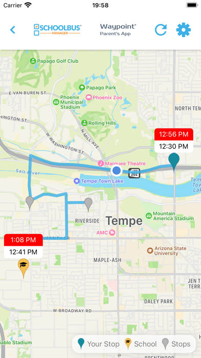 Waypoint® Parents App Screenshot