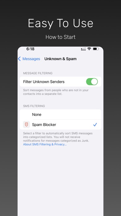 Spam Blocker - AI SMS Blocker Screenshot