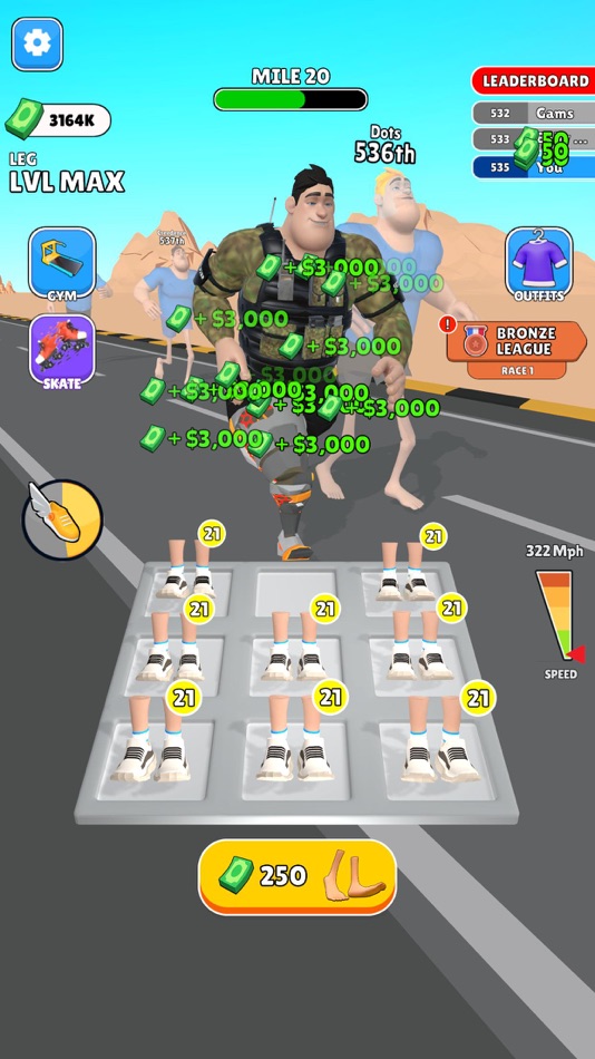 #5. Merge Legs (iOS) โดย: FIVE BITS, INC.