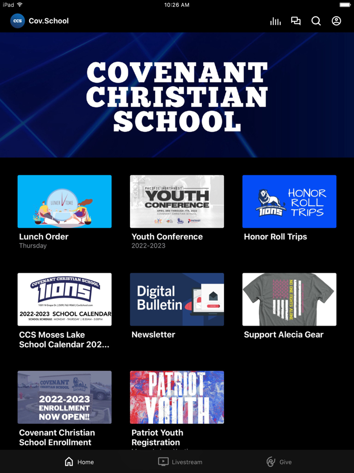 Covenant Christian Sch