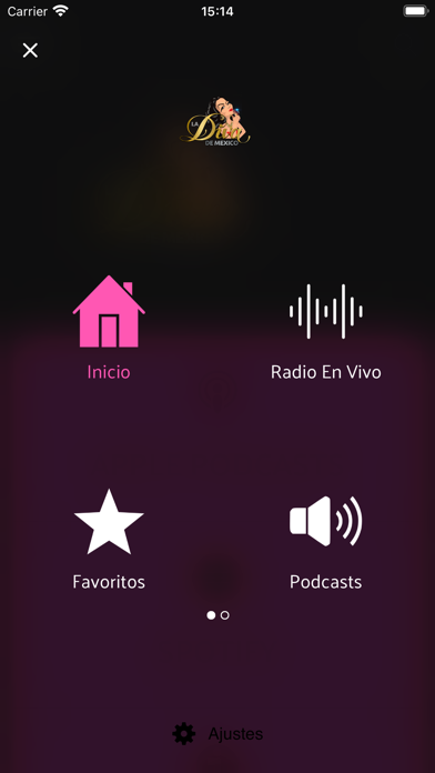 La Diva de México Radio Screenshot
