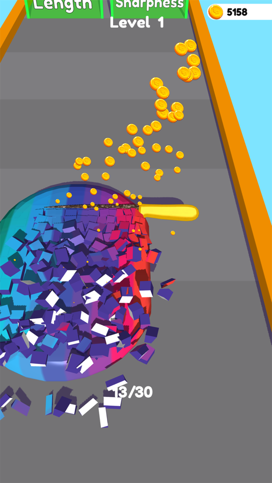 #4. Sharpen Knife Run (iOS) 由: SUPERSONIC STUDIOS LTD