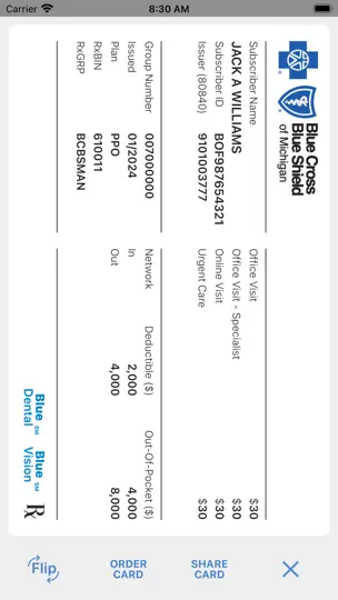 BCBSM iPhone Screenshot 3