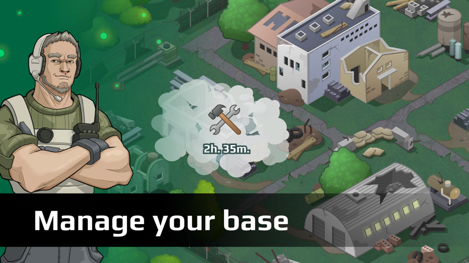 #1. Battle for life - military RPG (iOS) Podle: Ivan Stepanov