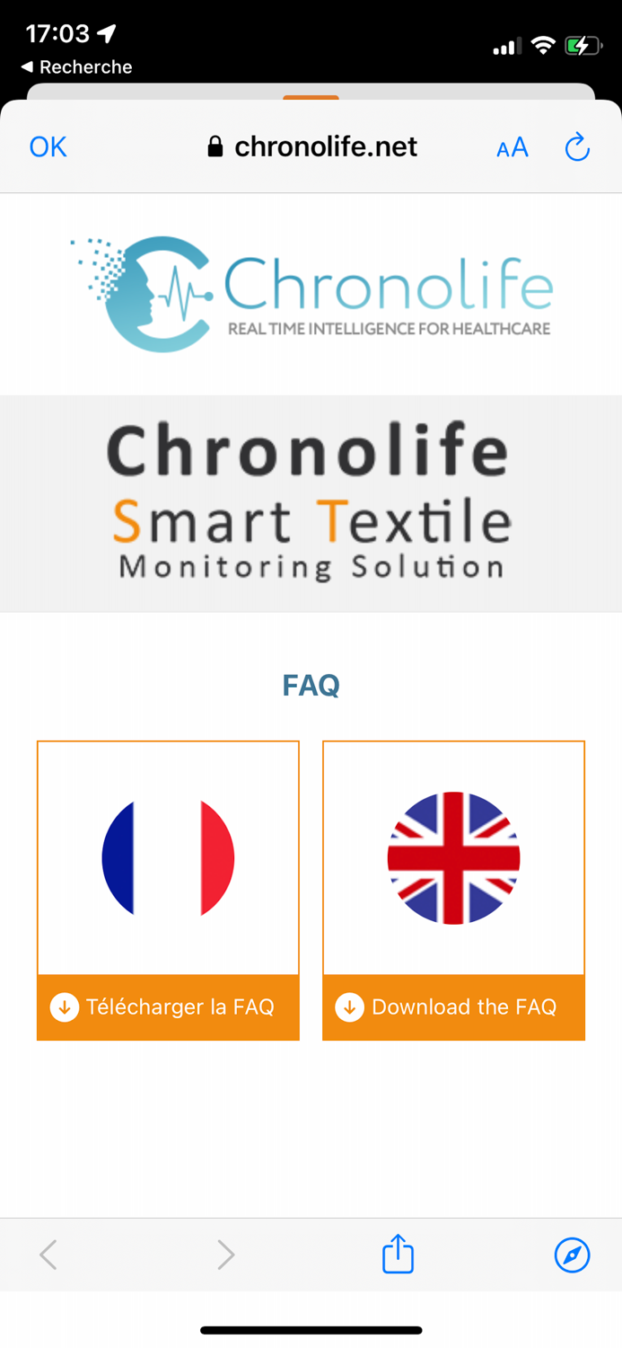 Chronolife Smart Textile