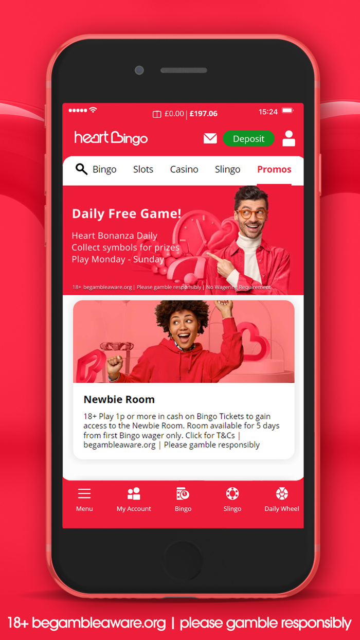 Heart Bingo Play Slots  Games