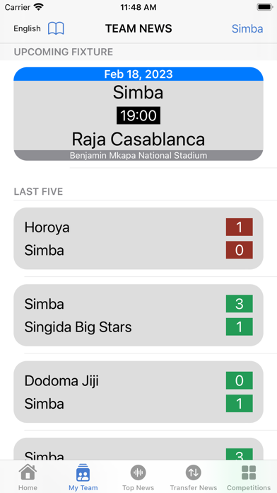 Shabiki NambaMoja Screenshot