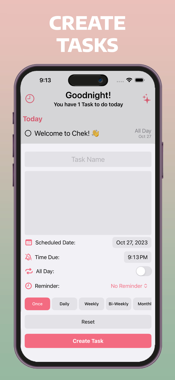 Chek - Productivity App