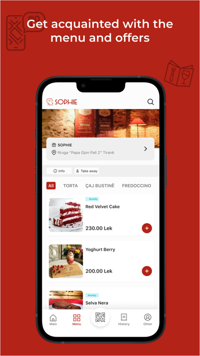 SOPHIE Caffe Screenshot