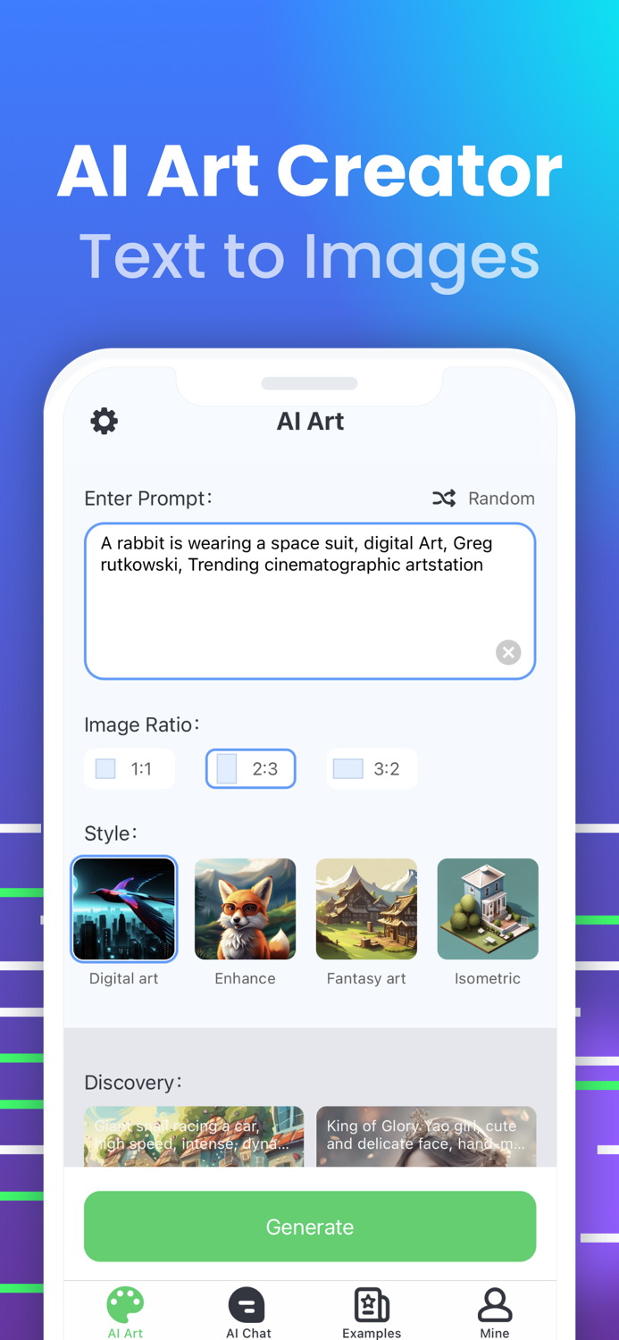 ArtGen - AI Art  AI Writing