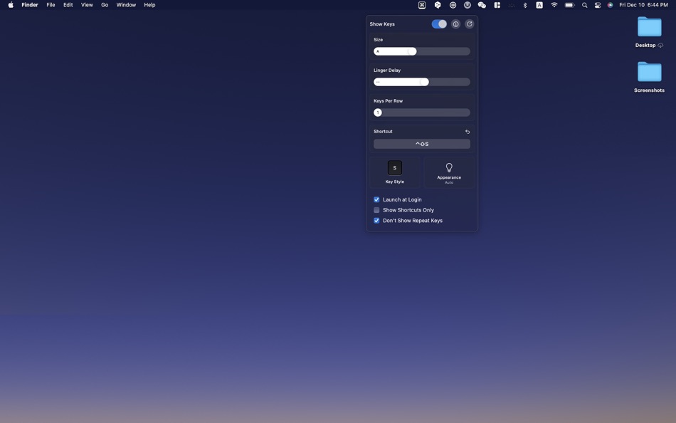#2. Show Keys Pro (macOS) Podle: Pxtra, llc