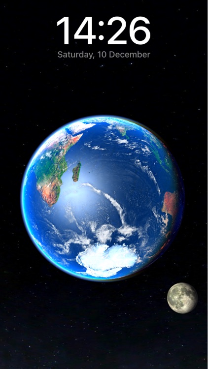3D Earth & moon, sun and stars screenshot-7