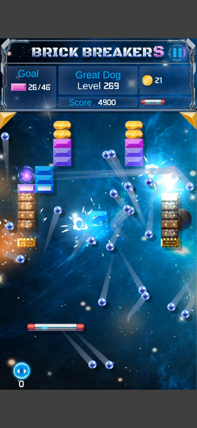 Brick Breaker  Space Outlaw