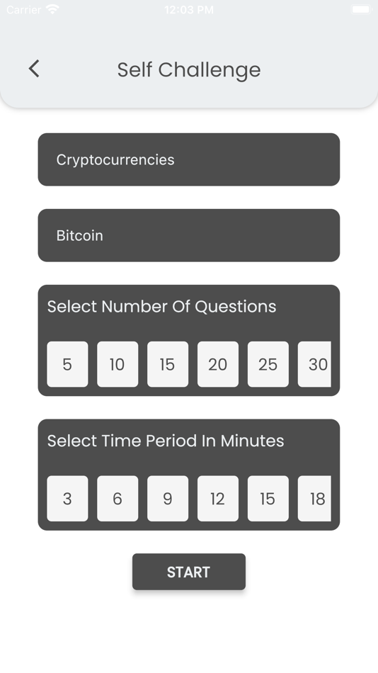 #3. Crypto Quiz Game (iOS) By: Ovidiu Lup