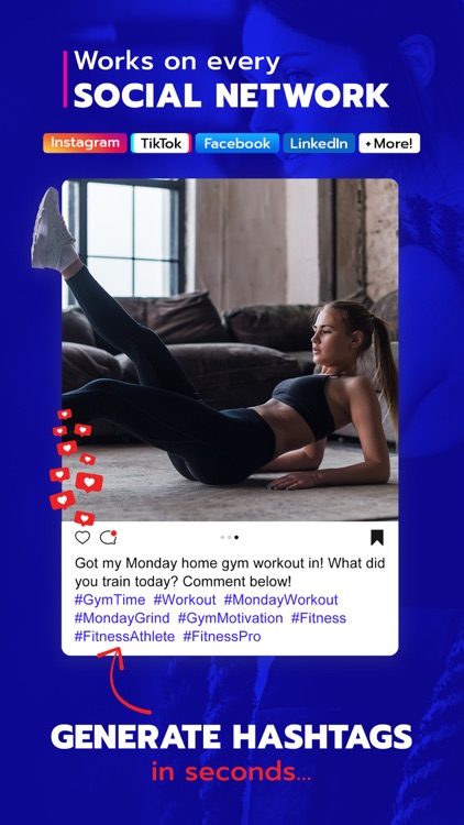 Fitness Hashtags App screenshot-3