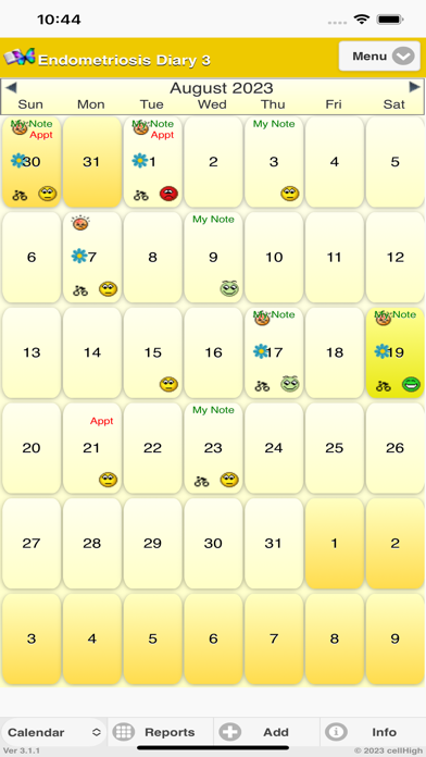 EndometriosisDiary3 Screenshot