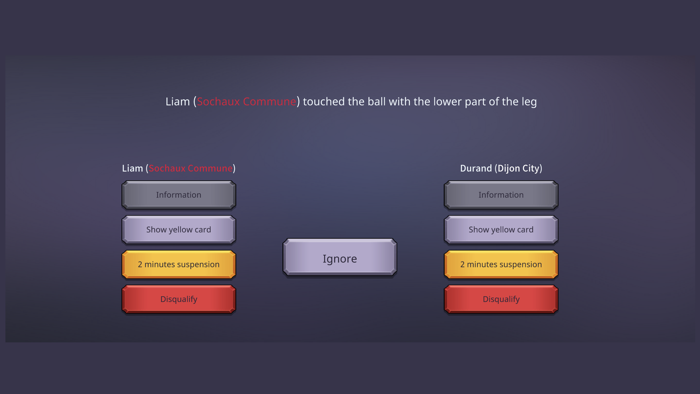 Handball Referee Simulator