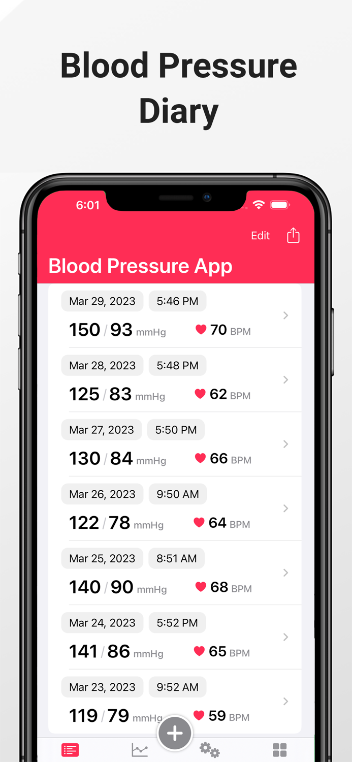 Blood Pressure App BP Monitor