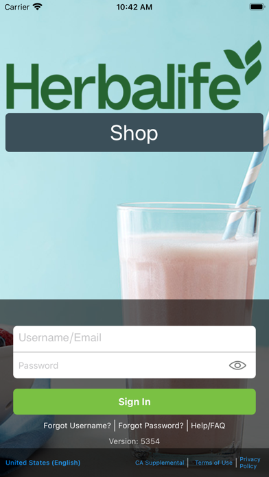 Herbalife Shop Screenshot