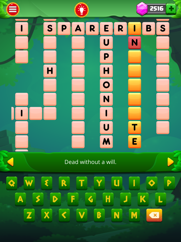 Word Puzzle by Answer Question