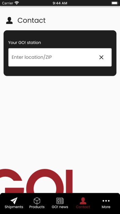 GO! Express Screenshot