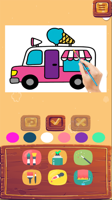 truck coloring game Screenshot