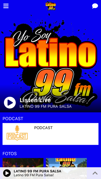 LATINO 99FM 100% SALSA DIGITAL Screenshot