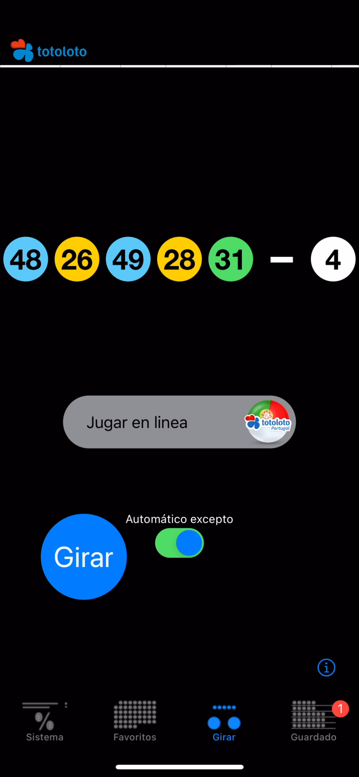 Lotto with lucky numbers
