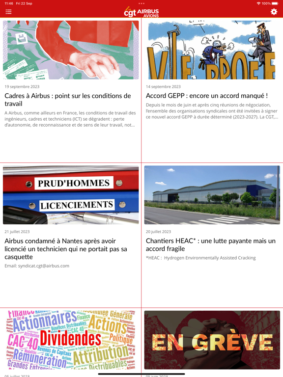 Screenshot #6 pour CGT AIRBUS AVIONS