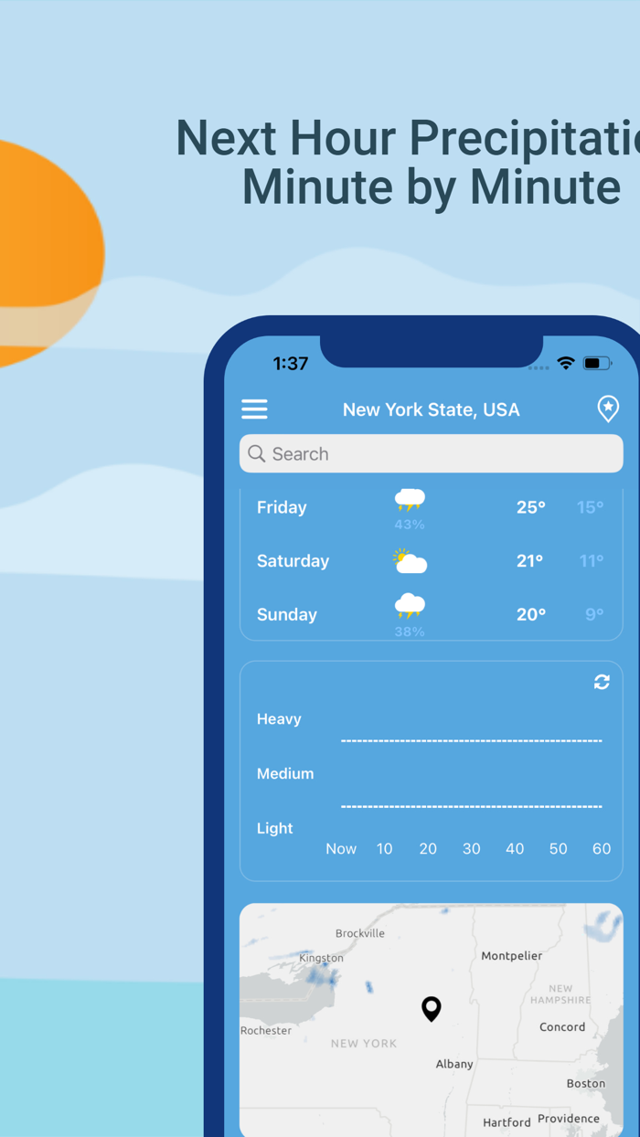 Hyperlocal Weather and Rain Map