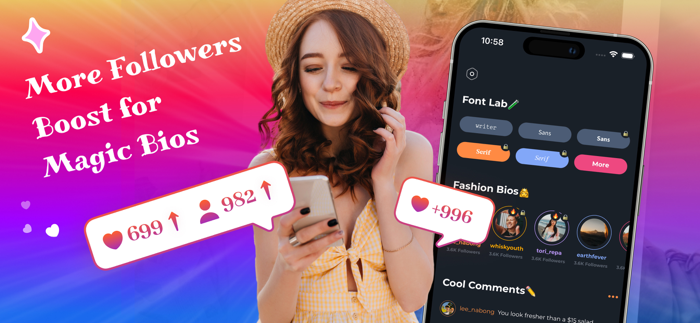 More Followers Top Likes Bios