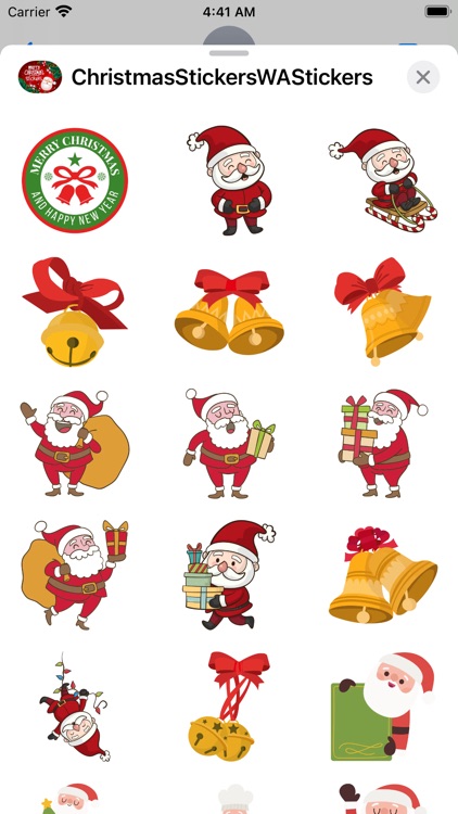 Christmas Stickers -WA Message screenshot-8