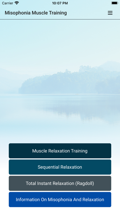 Misophonia Muscle Relaxation Screenshot