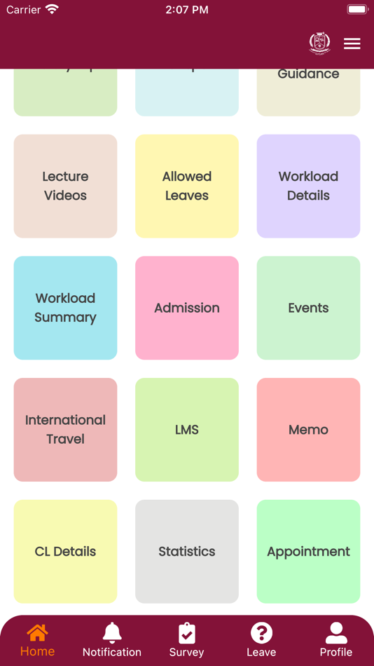 #5. Sathyabama ERP (iOS) Podle: SmartPoint Technologies Private Limited