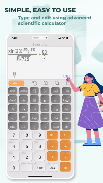 HiEdu Scientific Calculator Screenshot