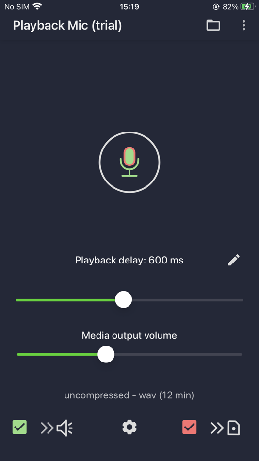#1. Playback Mic (iOS) 由: Tomaz Ravljen
