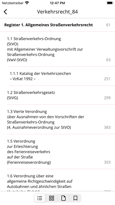 Recht und Straßenverkehr Screenshot