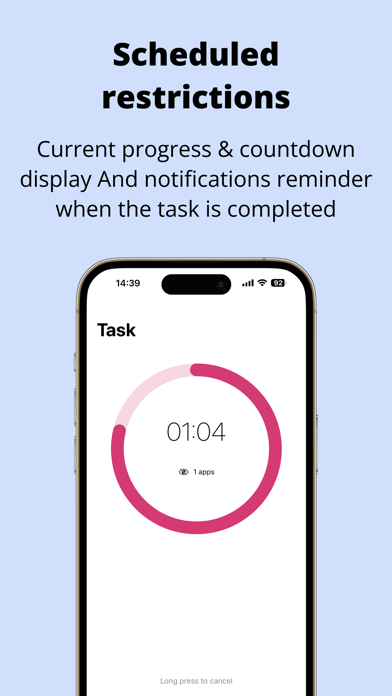 Timize:Control App Screen Time Screenshot