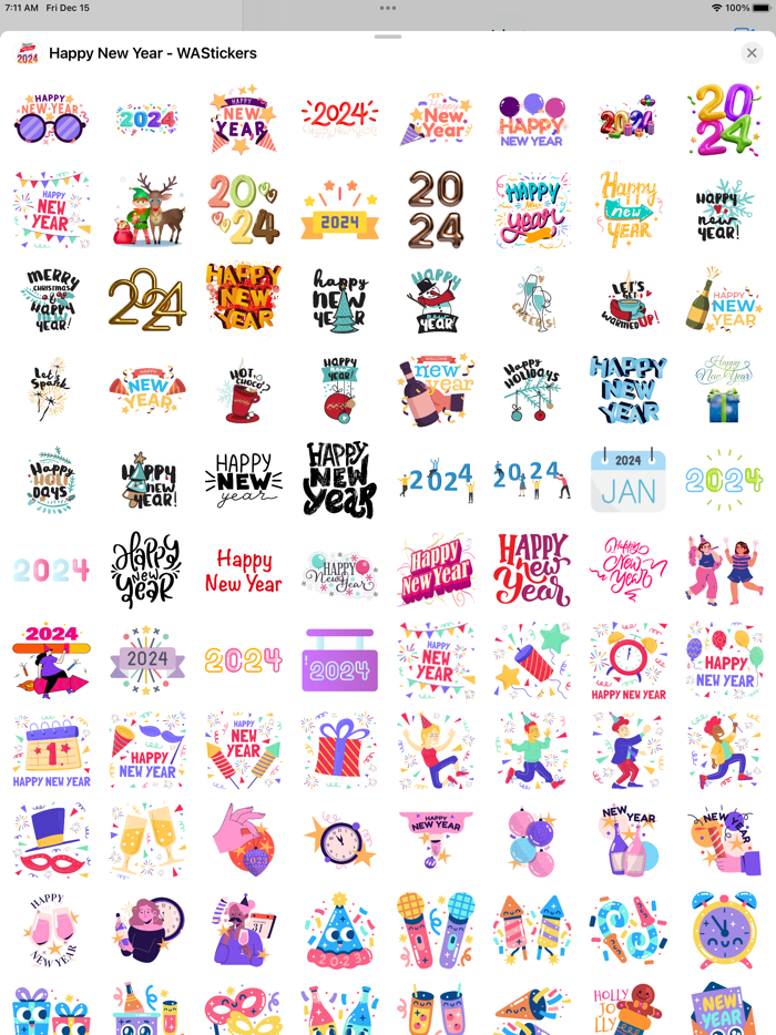 Happy New Year - WAStickers