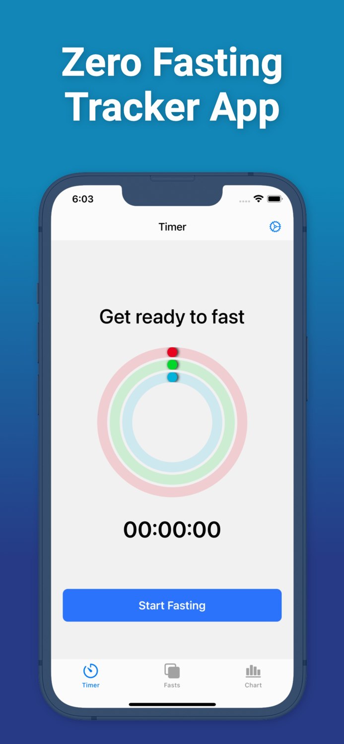 Zero fasting health tracker