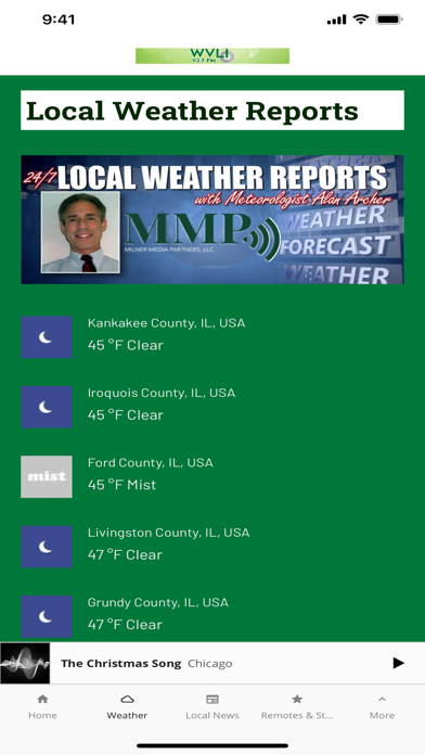 WVLI 92.7 Screenshot